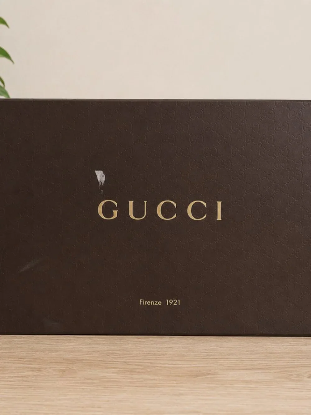 Gucci GG Guccissima Rubber Rain Boots Cocoa Brown Size 38 w/ Box & Dust Bag